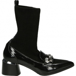 Botki - 8102 FIN NERO. Czarne botki damskie skórzane Venezia. Za 315,00 zł.
