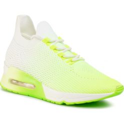 Sneakersy DKNY - Ashly K1087733 Ombre Knit/Neon Grn/Wht Ngw. Zielone półbuty damskie DKNY, bez wzorów, z materiału, bez obcasa, bez zapięcia. W wyprzedaży za 379,00 zł.