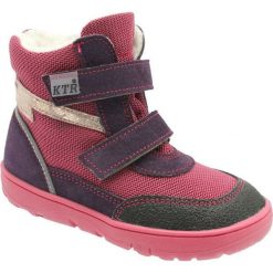 KTR® buty zimowe dziewczęce 29 różowy. Różowe buty dziewczęce zimowe Ktr®, bez zapięcia. Za 335,00 zł.