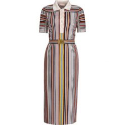 Sukienka codzienna Tory Burch 55257. Sukienki damskie Tory Burch, na co dzień, xs, bez wzorów, z bawełny, bez kołnierzyka, bez rękawów, proste. W wyprzedaży za 999,00 zł.