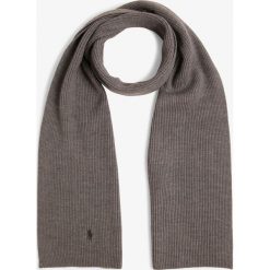 Polo Ralph Lauren - Szalik męski z wełny merino, szary. Szare szaliki męskie Polo Ralph Lauren, bez wzorów, z wełny. Za 369,95 zł.