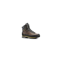 Buty trekkingowe wysokie TREK 900 męskie V2. Pomarańczowe buty trekkingowe męskie FORCLAZ, z poliesteru, bez zapięcia, trekkingowe. Za 599,99 zł.