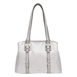 Tamaris Torebka Malou Shoulder Bag 3109191-919 Silver Grzebień. Szare torebki klasyczne damskie Tamaris, bez wzorów, eleganckie, małe, bez dodatków. W wyprzedaży za 226,00 zł.