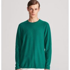 Bawełniany sweter - Zielony. Swetry męskie Reserved. Za 79,99 zł.