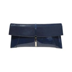 Puzderka: Skórzana kopertówka w kolorze granatowym – (S)29 x (W)13 cm