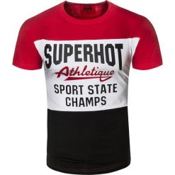 Koszulka Męska Z Nadrukiem - t-shirt Recea. Koszulki męskie Recea, xl, z nadrukiem, z bawełny, klasyczne, bez kołnierzyka, bez rękawów. Za 29,99 zł.