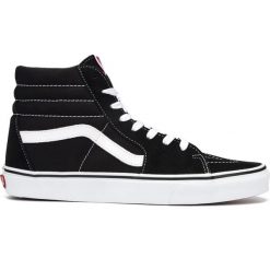 Vans Sk8-Hi Tenisówki Czarny. Czarne trampki męskie Vans, bez wzorów, ze skóry, bez zapięcia. Za 378,95 zł.