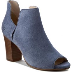 Botki BRONX - 33926-H BX 646 Jeans Blue 2004. Niebieskie botki damskie skórzane marki Bronx. W wyprzedaży za 219,00 zł.