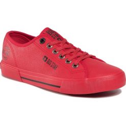 Tenisówki BIG STAR - FF174055 Red. Czerwone półbuty męskie BIG STAR, bez wzorów, z gumy, eleganckie, bez zapięcia. Za 119,00 zł.