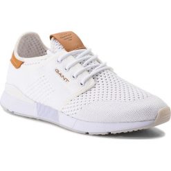 Sneakersy GANT - Atlanta 18639322 White G29. Białe sneakersy męskie GANT, na co dzień, bez wzorów, ze skóry, bez zapięcia. Za 479,95 zł.
