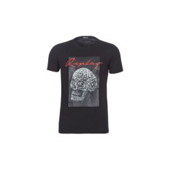 T-shirty z krótkim rękawem Replay M3856-000-2660-098. Czarne t-shirty męskie Replay, s, bez wzorów, bez kołnierzyka, krótkie. Za 219,00 zł.