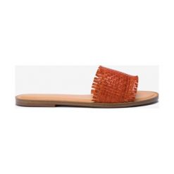Aldo Larauclya Kapcie Pomarańczowy. Pomarańczowe kapcie damskie ALDO, ze skóry. Za 223,95 zł.