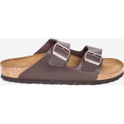 Birkenstock - Klapki Arizona. Pomarańczowe kapcie męskie Birkenstock, ze skóry, bez zapięcia. W wyprzedaży za 239,90 zł.