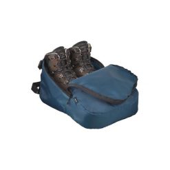 Pokrowiec na buty turystyczne i trekkingowe. Niebieskie plecaki męskie FORCLAZ, z poliesteru. Za 34,99 zł.