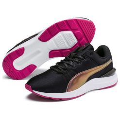 Puma Buty Treningowe Damskie Adela Trailblazer q2 Black Whi 38,5. Czarne buty sportowe damskie Puma, bez wzorów, z gumy, sportowe, do biegania. W wyprzedaży za 183,00 zł.