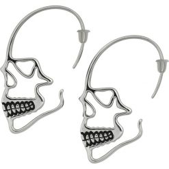 Kolczyki damskie: Wildcat Skull Hanger Kolczyki srebrny