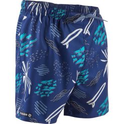 Spodenki surfing krótkie BBS 100 Popfloral. Niebieskie koszulki męskie OLAIAN, s, bez wzorów, z poliesteru, sportowe, bez kołnierzyka, z krótkim rękawem, krótkie. Za 29,99 zł.
