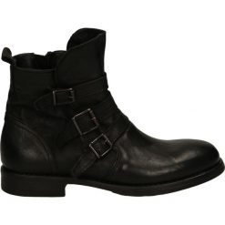 Botki damskie na zamek: Botki - 10361 CRA NER