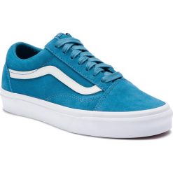 Tenisówki VANS - Old Skool VN0A38G1VKD1 (Soft Suede) Blue Sapphir. Niebieskie półbuty damskie Vans, bez wzorów, ze skóry, bez zapięcia. W wyprzedaży za 269,00 zł.