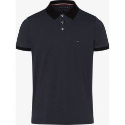 Tommy Hilfiger - Męska koszulka polo, niebieski. Niebieskie koszulki męskie TOMMY HILFIGER, s, bez wzorów, eleganckie, polo, bez rękawów. Za 399,95 zł.