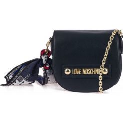 Love Moschino torebka damska crossbody JC4221-PP08-KD0-000 czarna. Czarne torebki klasyczne damskie Love Moschino, w paski, eleganckie, bez dodatków. W wyprzedaży za 591,00 zł.