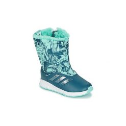 Śniegowce Dziecko adidas DY FROZEN RAPIDASNO. Niebieskie kozaki dziewczęce marki Adidas. Za 175,20 zł.