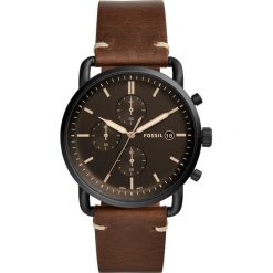 Zegarek FOSSIL - The Commuter Chrono FS5403 Brown/Black. Pomarańczowe zegarki męskie marki Fossil, ze stali. Za 569,00 zł.