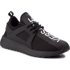 Sneakersy VERSACE JEANS - E0VSBSD1 70731 MI9. Czarne półbuty damskie Versace Jeans, bez wzorów, z jeansu, bez obcasa, na płaskiej podeszwie, bez zapięcia. W wyprzedaży za 369,00 zł.