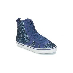 Buty Dziecko Hummel STRADA PRINCESS JR. Niebieskie trampki dziewczęce Hummel, bez wzorów, bez zapięcia. Za 263,20 zł.