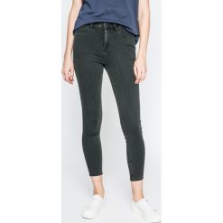 Lee - Jeansy Scarlett High Cropped. Szare jeansy damskie skinny marki Lee, l, z elastanu, z podwyższonym stanem. W wyprzedaży za 219,90 zł.