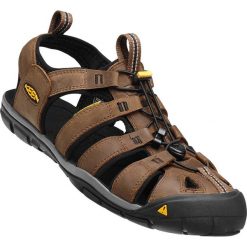 Sandały męskie: Keen Sandały męskie Keen Clearwater CNX Leather Dark Earth/Black r. 44.5 (1013106)