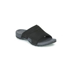 Klapki Merrell SANDSPUR LEE SLIDE. Czarne kapcie męskie marki Merrell, bez wzorów. Za 309,00 zł.