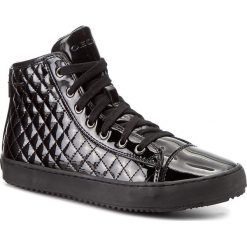 Sneakersy GEOX - J Kalispera G.F J744GF 000HH C9999 D Black. Czarne buty sportowe chłopięce marki Geox, z materiału, na sznurówki. W wyprzedaży za 209,00 zł.