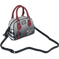 Harley Quinn Mad Love Torebka - Handbag wielokolorowy. Szare torebki klasyczne damskie marki Harley Quinn, z aplikacjami, z aplikacjami. Za 199,90 zł.