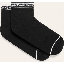 Vans - Skarpetki. Czarne skarpetki damskie Vans, bez wzorów, z elastanu. Za 49,90 zł.