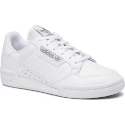 Buty adidas - Continental 80 J EE8383 Ftwwht/Ftwwht/Greone. Białe półbuty dziewczęce Adidas, na sznurówki. Za 269,00 zł.