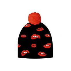 Czapka hauer LIPS. Czarne czapki damskie Hauer, z nadrukiem, z polaru. Za 69,00 zł.