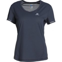 Salomon AGILE TEE Tshirt z nadrukiem graphite. Szare t-shirty damskie Salomon, l, z nadrukiem, z poliesteru. W wyprzedaży za 141,55 zł.