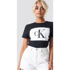Calvin Klein T-shirt Tanya 40 Crew Neck - Black. Czarne t-shirty damskie Calvin Klein, z dzianiny. Za 202,95 zł.