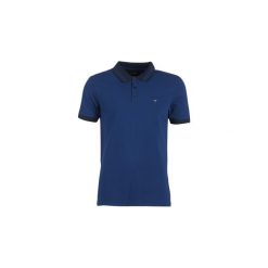 Koszulki polo z krótkim rękawem Guess CULLEN. Niebieskie koszulki męskie Guess, s, z aplikacjami, z krótkim rękawem. Za 199,00 zł.
