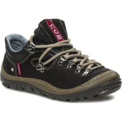 Buty zimowe damskie: Trekkingi NAGABA – 054 Czarny