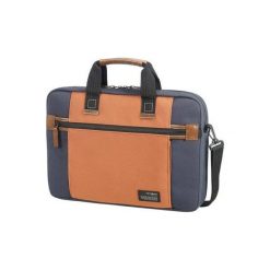 Sideways 15,6" Niebiesko-pomarańczowy Torba SAMSONITE. Brązowe torby na laptopa marki Samsonite, z tkaniny. Za 199,00 zł.