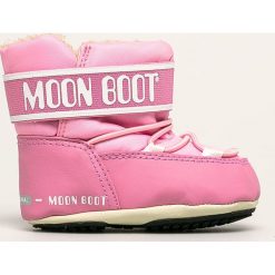 Moon Boot - Śniegowce dziecięce Crib 2. Niebieskie śniegowce dziewczęce Moon Boot, bez zapięcia. W wyprzedaży za 149,90 zł.