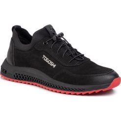Sneakersy TOGOSHI - TG-07-03-000115 601. Czarne sneakersy męskie Togoshi, na co dzień, bez wzorów, ze skóry ekologicznej, eleganckie, bez zapięcia. W wyprzedaży za 339,00 zł.