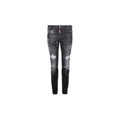 Jeansy slim fit Dsquared S74LB0232. Czarne jeansy męskie Dsquared, s, bez wzorów. Za 1299,00 zł.
