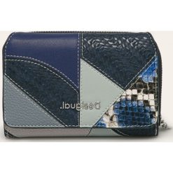 Desigual - Portfel. Żółte portfele damskie Desigual, bez wzorów, z poliesteru. W wyprzedaży za 169,90 zł.