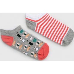 Medicine - Skarpetki Basic (2-pack). Szare skarpetki damskie MEDICINE, bez wzorów, z elastanu. Za 19,90 zł.
