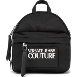 Versace Jeans Couture Plecak Czarny. Czarne plecaki damskie Versace Jeans Couture, w paski, z jeansu. Za 805,95 zł.