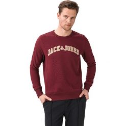 Jack & Jones Alex Bluza Czerwony. Czerwone bluzy męskie Jack & Jones, s, z nadrukiem, z bawełny, bez kołnierzyka, bez rękawów, bez kaptura. Za 152,95 zł.