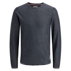 Jack&Jones Męska Sweter Jorlaundry Knit Crew Neck Total Eclipse (Rozmiar Xl). Szare swetry klasyczne męskie marki Jack&Jones, xl. W wyprzedaży za 143,00 zł.